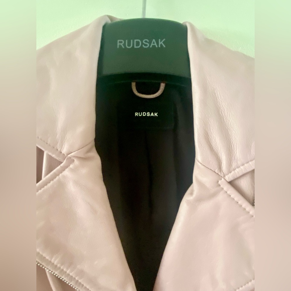PINK LEATHER RUDSAK JACKET!! - Picture 4 of 4